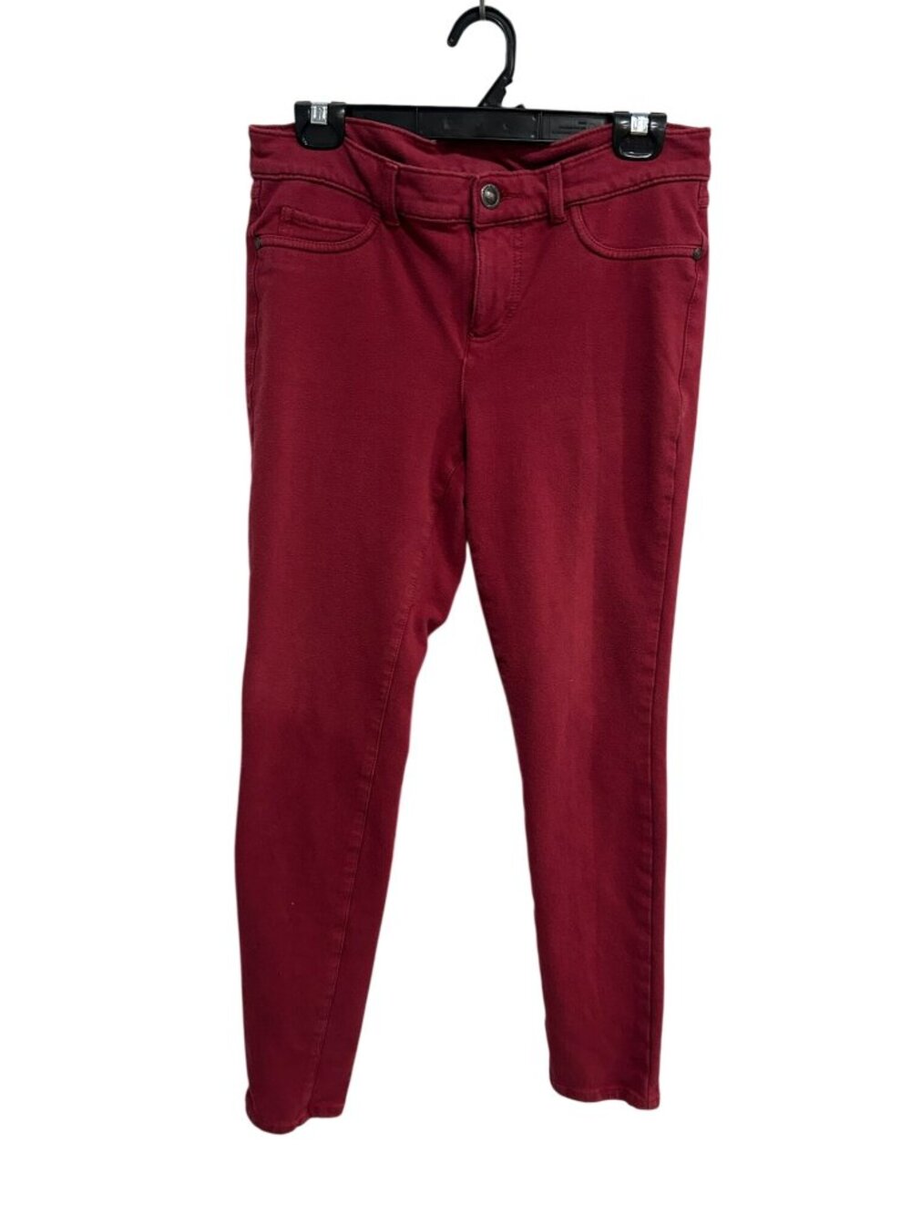 Lauren Conrad 10 Red Skinny Pants Cotton Stretch Indie Sleaze Romanticcore